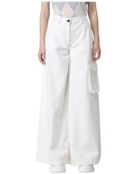 Ballantyne - Wide Trousers - Lyst