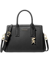 Michael Kors - Strukturierte lederschultertasche - Lyst