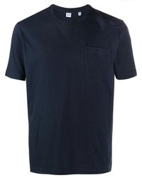 Aspesi - Marineblaues klassisches tee für männer,weißes casual t-shirt stilvoll - Lyst