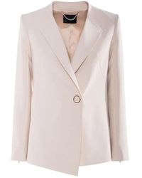 Nenette - Jassen ,Polyester Asymmetrische Tailored Jacket - Lyst