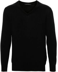 Tagliatore - Knitwear > v-neck knitwear - Lyst