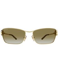 Gucci - Sonnenbrille Gg2045 S 003 Gold/Braun Frau - Lyst