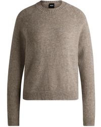 HUGO - Round-Neck Knitwear - Lyst