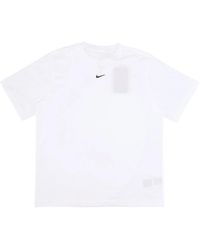 Nike - Fitness ,Wit ,Katoen Essentials Lbr Tee T-Shirt - Lyst