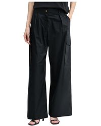 Blauer - Wide Trousers - Lyst