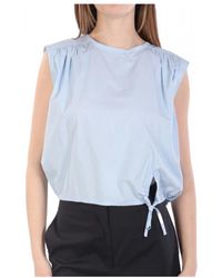 Marella - Tops ,Blauw ,Sleeveless Top - Lyst
