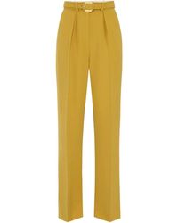 Elisabetta Franchi - Wide Trousers - Lyst