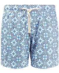 Peninsula - Badmode ,Blauw ,Polyester Zwemshorts - Lyst