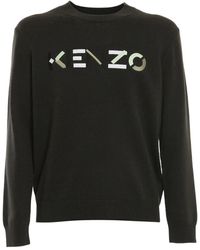 KENZO - Woll-logo-pullover - Lyst