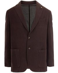 Lubiam - Jassen ,Bruin ,Katoen Blazers - Lyst