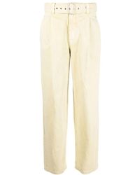 Jil Sander - Elegante grüne freizeithosen - Lyst
