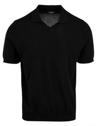 Drumohr - Tops ,Zwart ,Zwarte T-Shirts En Polos - Lyst