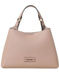 Twinset - Elegante Nude Mini Handtasche - Lyst
