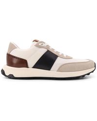 Tod's - Schoenen ,Veelkleurig ,Leer Sneakers Van Leer En Technisch Textiel - Lyst