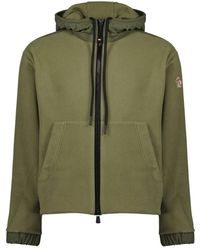 Moncler - Cardigan Van Polartec Met Rits - Lyst