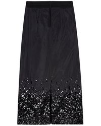 Luisa Cerano - Rokken ,Zwart ,Midi Jurk - Lyst