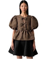 Ganni - Blouses - Lyst