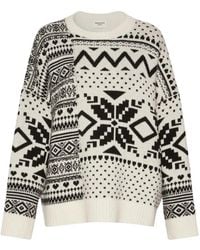 Weekend by Maxmara - Jacquard Knitted Sweater - Lyst