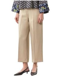 Marella - Cropped Trousers - Lyst