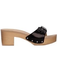 Scholl - Schwarze sandalen für stilvolle füße - Lyst