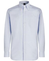 BOGGI - Stretch P.Point Boston Kragen Hemd Regular Fit - Lyst