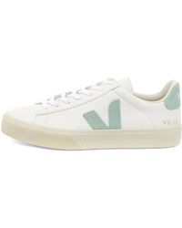 Veja - Campo Chromefree Leder extra weiße Matcha -Trainer - Lyst