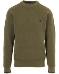 Fred Perry - Round-Neck Knitwear - Lyst