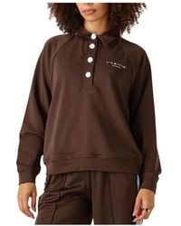 Haute L'Amitié - Hoodies & Sweatvesten ,Bruin Truien & Vesten Polo Logo Sweat - Lyst