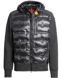 Parajumpers - Jassen ,Zwart ,Leer Faron Hybrid Jacket - Lyst