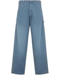 Maison Margiela - Relaxed Fit Wide Leg Jeans With Cargo Pockets - Lyst