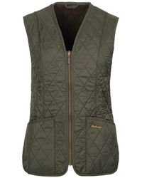 Barbour - Jassen ,Groen ,Polyester Fleece Betty Liner - Lyst
