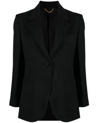 Victoria Beckham - Klassische Gabardinejacke Mit Aufgesetzten Taschen - Lyst