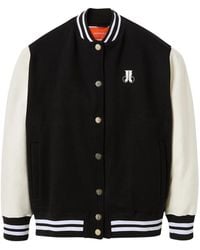 La DoubleJ - Embroidered Sisterhood Varsity Bomber - Lyst