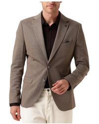 Zuitable - Jassen ,Polyester Taupe Dinick Blazer Voor - Lyst