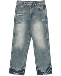 Represent - Distressed Jeans Blau Urbaner Stil - Lyst