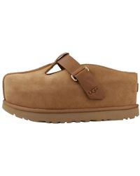 UGG - Schoenen ,Bruin ,Suède Goldenstar Hi Clog - Lyst
