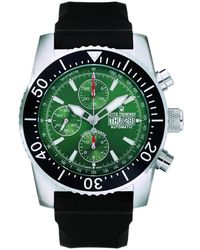 Revue Thommen - Taucher automatik chronograph uhr grün - Lyst