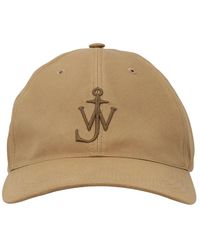 JW Anderson - Accessoires ,Katoen Waxed Cotton Baseball Cap - Lyst