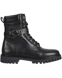 Tommy Hilfiger - Shoes > boots > lace-up boots - Lyst