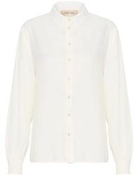 Cream - Overhemden ,Wit ,Witte Lange Mouw Shirt - Lyst