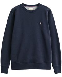 GANT - Shield Crew Neck Sweatshirt - Lyst