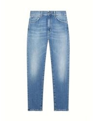 Dondup - Slim Fit Five-Pocket Straight Leg Jeans - Lyst
