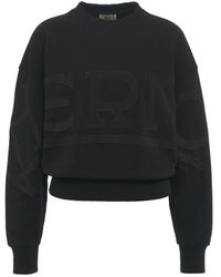 Herno - Schwarzer sweatshirt für frauen - Lyst