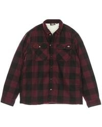 Dickies - Overhemden ,Bruin ,Katoen Sherpa Gevoerd Gewatteerd Shirt - Lyst