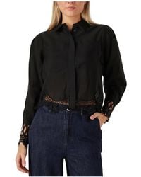 Copenhagen Muse - Zwarte Cmmolly-Shirt Blouse - Lyst