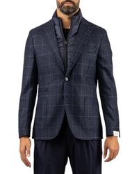 Paoloni - Jassen ,Blauw ,Tailored Blazer - Lyst