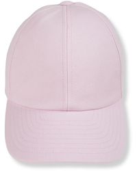Courreges - Accessoires ,Roze ,Katoen Signature Ac Cotton Cap - Lyst