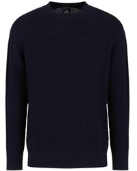 Armani Exchange - Knitwear > round-neck knitwear - Lyst