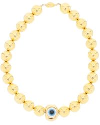 Timeless Pearly - Collar dorado con esferas y colgante - Lyst