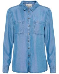 My Essential Wardrobe - 15 la camisa de denim - azul claro vintage - Lyst
